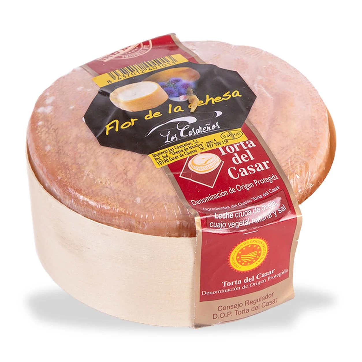 Torta del Casar D.O.P. Flor de la Dehesa