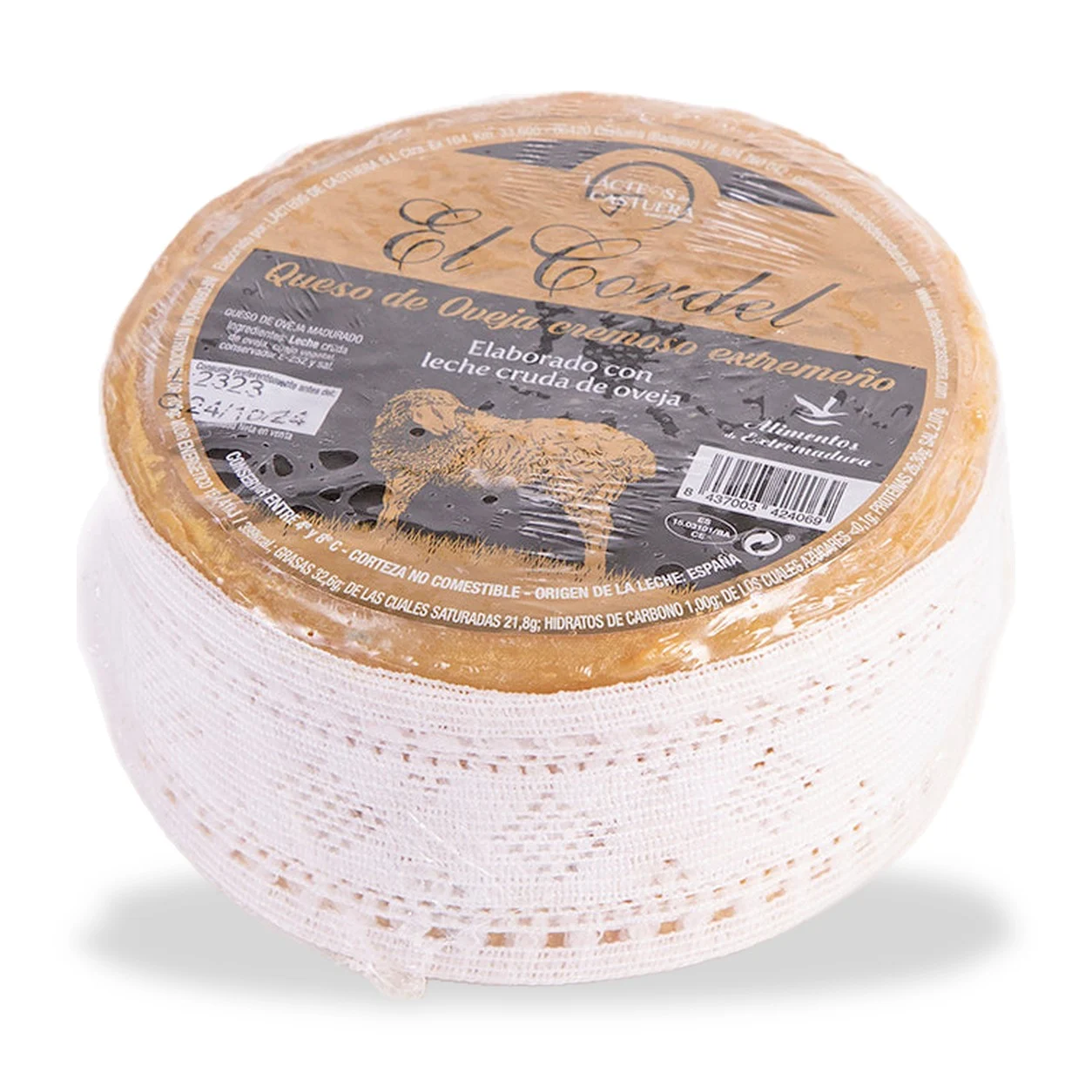 Queso cremoso de oveja El Cordel, de Castuera
